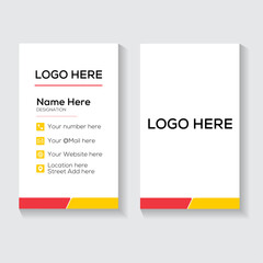 Modern creative business card design