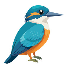 Kingfisher blue paint color victor file. eps