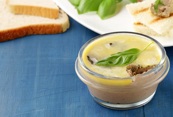 homemade organic chicken liver pate