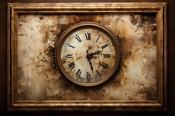 Fototapeta premium : ephemeral, elegance, worn - out, gold, grunge, art, rustic, metal, canvas, fleeting, enchanting, snapshot, intersection, time, creativity, antique, brown, frame, distressed, textures