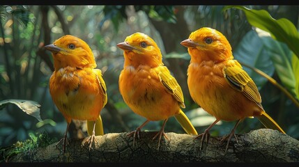 Turmeric Birds: Melodious Healers of the Forest