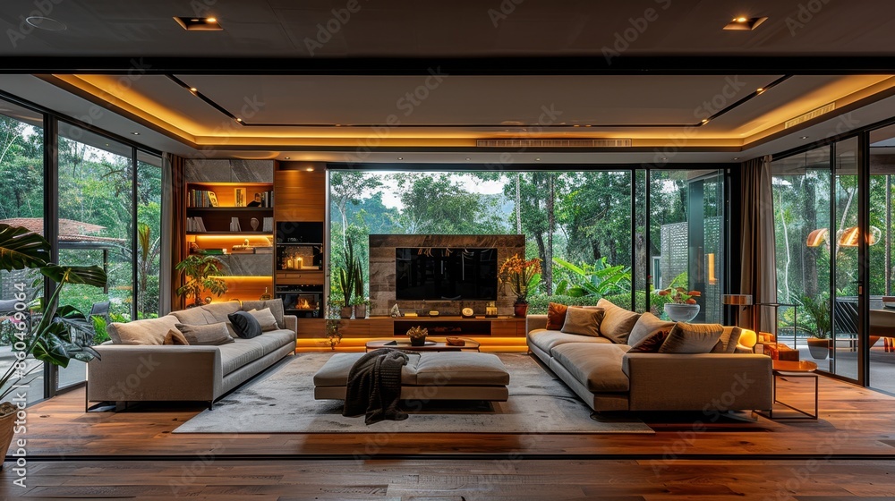 Poster integrated smart home systems offer effortless control and synchronization of various household devi