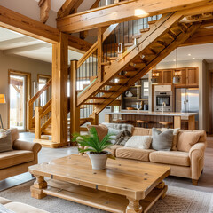 Naklejka premium modern living room