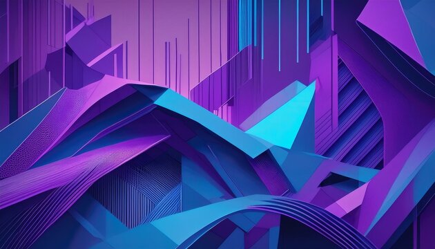 blue and purple abstract background; constructivism 