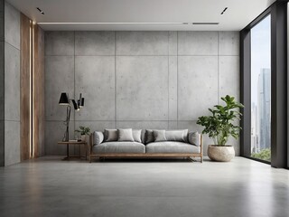 Abstract dark empty concrete interior room, interior wall, wallpaper and background, for product ads