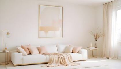 white and gold theme modern interior design