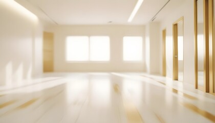 white and gold theme modern interior design