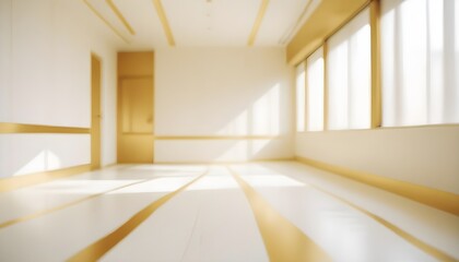 white and gold theme modern interior design