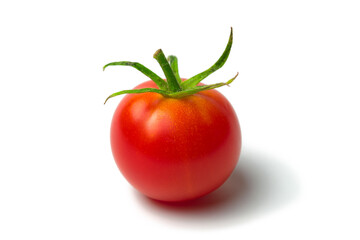 完熟して赤くなったミニトマト