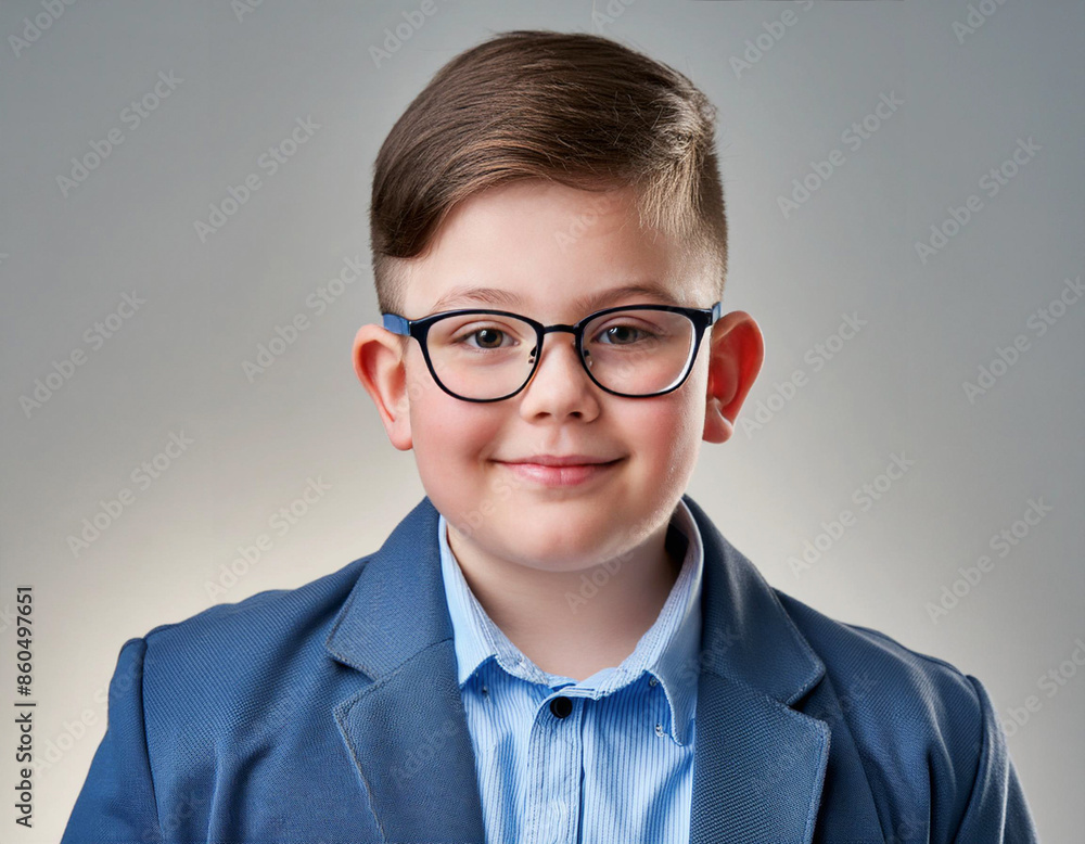 Wall mural Studio Portrait of Young Teenager Boy