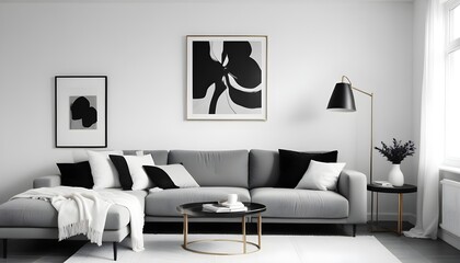 white and gold theme modern interior design