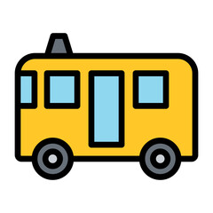 School bus icon
