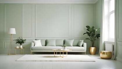 white and gold theme modern interior design