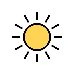 Sun icon