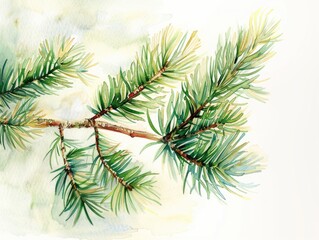 Obraz premium Pine Tree Branch