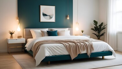 white and gold theme modern interior design