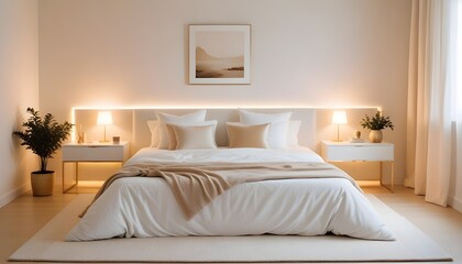 white and gold theme modern interior design