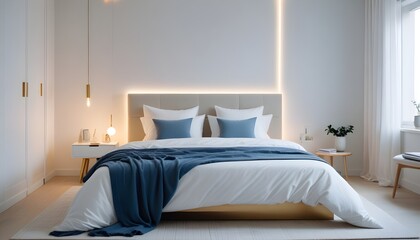white and gold theme modern interior design