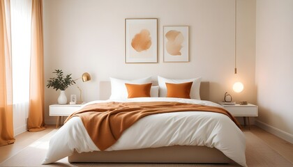 white and gold theme modern interior design