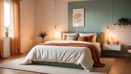 white and gold theme modern interior design