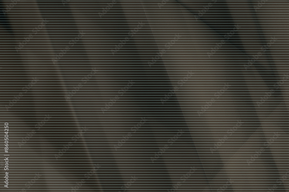 Poster a pattern of horizontal scan lines with abstract shapes background