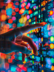 Seamless Interaction: Fitts' Law Guided Finger Gestures on Touchscreen Icon Interface