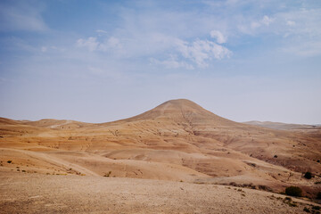 Dune de sable dans le desert Marocain