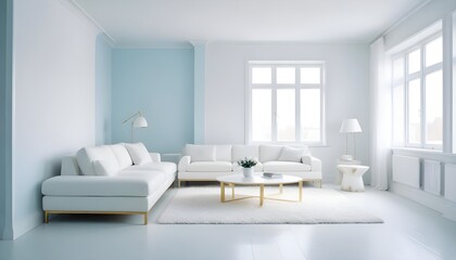 white and gold theme modern interior design