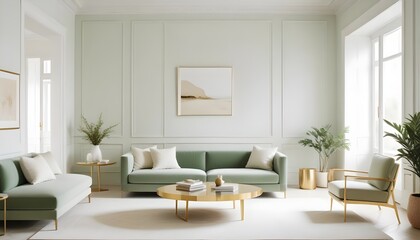 white and gold theme modern interior design