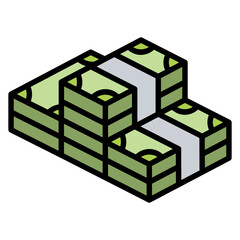 Money, treasure icon