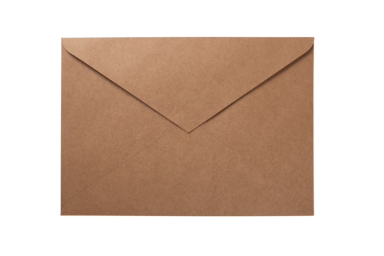 Sealed Envelope isolated on transparent background