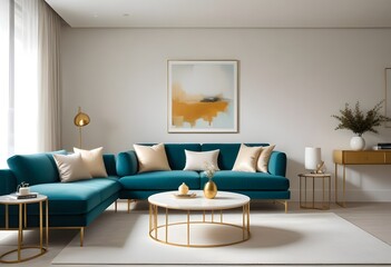 white and gold theme modern interior design