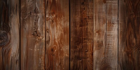 Naklejka premium Wood background. Close-up of various textured wooden planks with distinct grains and patterns