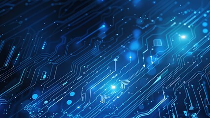Abstract circuit board futuristic technology processing background