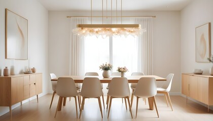 Fototapeta premium white and gold theme modern interior design