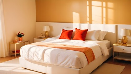 white and gold theme modern interior design