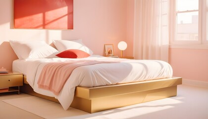 white and gold theme modern interior design