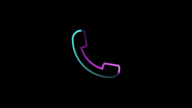 A call icon typically features a telephone handset, often angled diagonally or curved, symbolizing a phone call. It represents communication, contact, or dialing functions in digital interfaces.