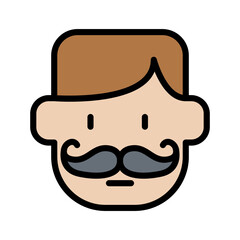 Obraz premium Mustache icon