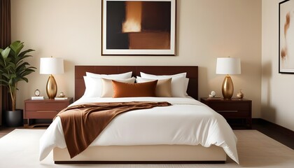 white and gold theme modern interior design