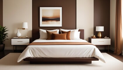 white and gold theme modern interior design