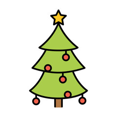 Christmas tree icon