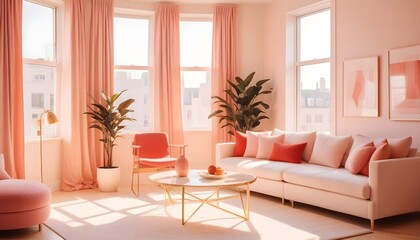 white and gold theme modern interior design