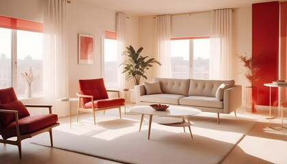 white and gold theme modern interior design