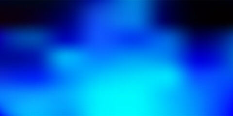 Dark blue vector gradient blur layout.