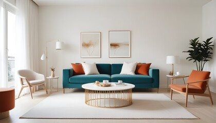 white and gold theme modern interior design