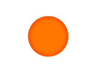 シンプルに立体的な太陽のイラスト