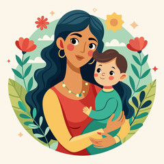 design-a-vector-art-of-a-mom-and-her-baby