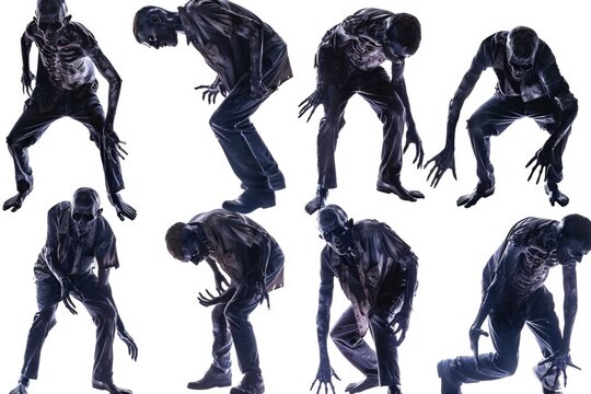 A person wearing a full skeleton costume, ideal for Halloween or costume parties