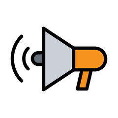 Announcement, megaphone icon